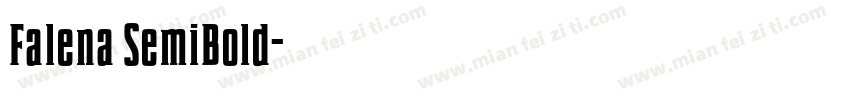Falena SemiBold字体转换
